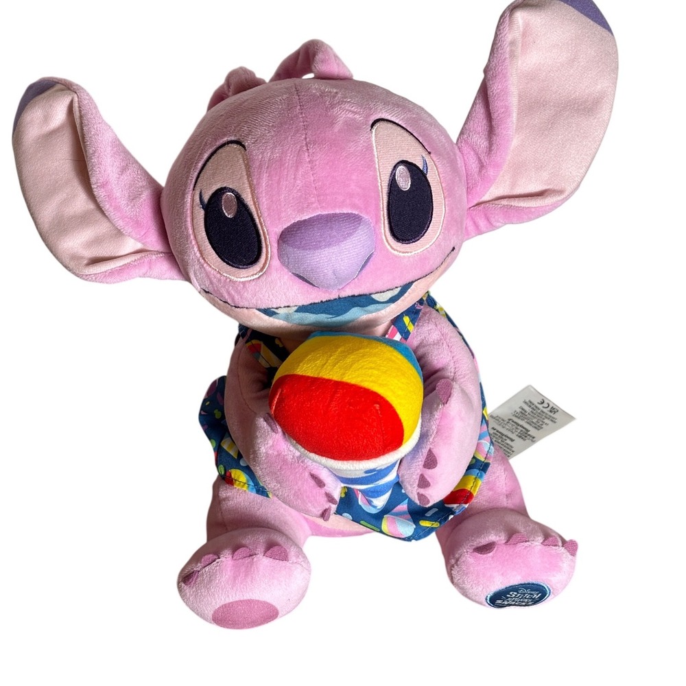 Disney Angel Stitch Attacks Snack Series Pink Plush Lollipop Lilo Stitch limited